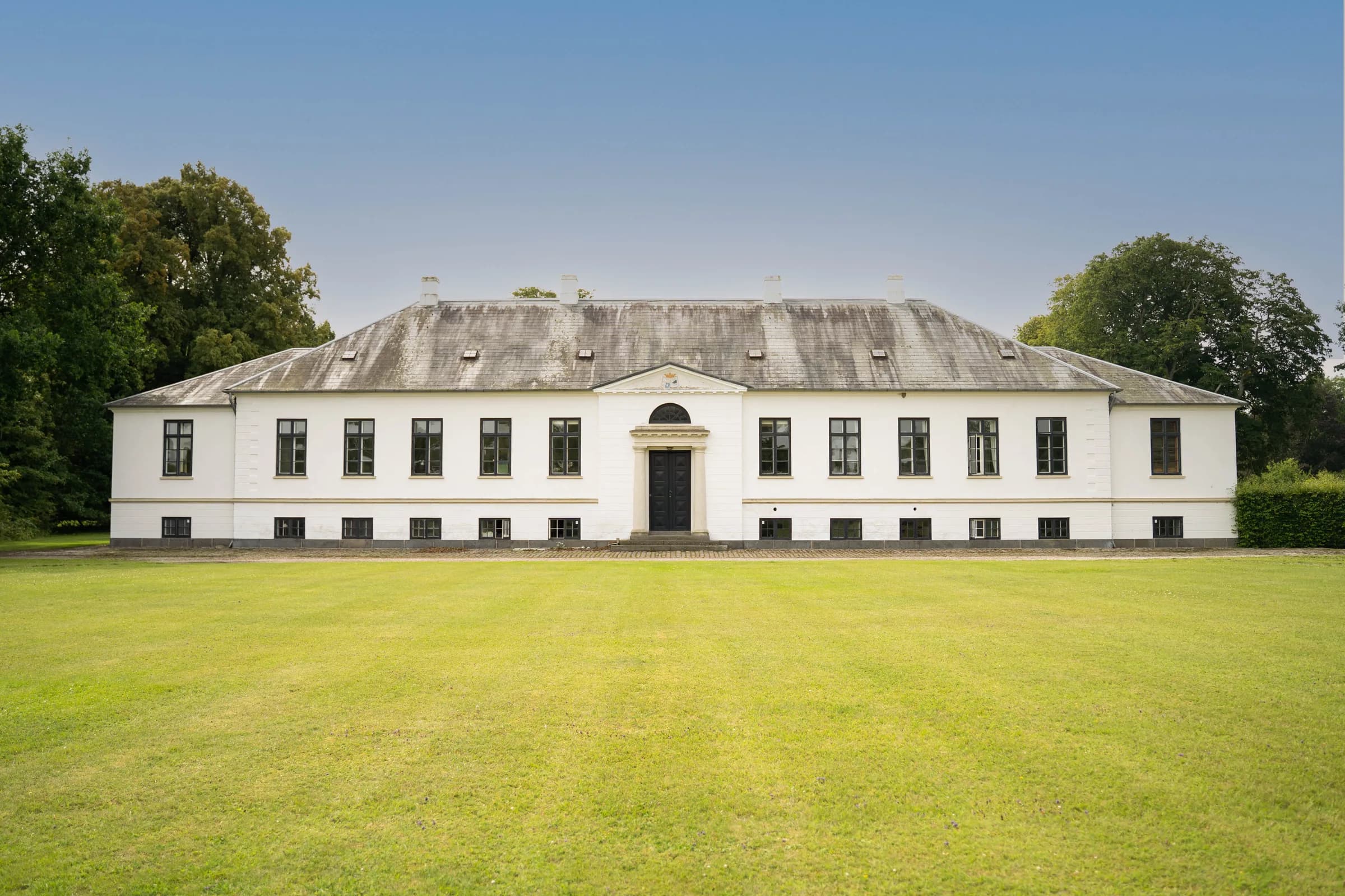 Agerup Gods - forsiden af herregården